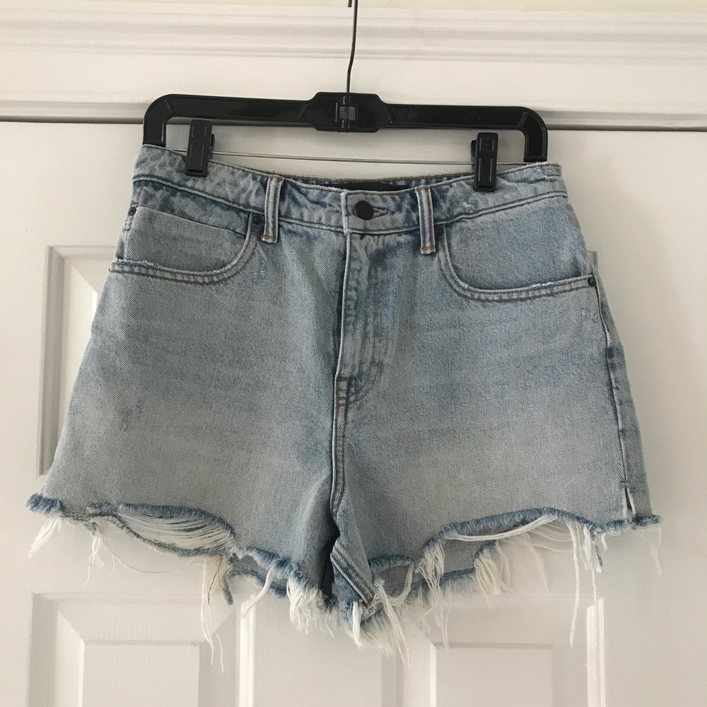 Alexander Wang Distressed Denim Shorts